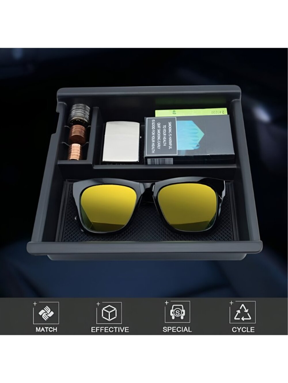 Center Console Accessory Organizer Compatible - Picture 5 of 6